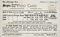 Albertype Sepia Prices 1910