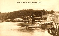 Scene at Harbor, Port Jefferson
