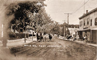 Dirt Main Street with Buggies