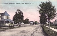 Mineola Boulevard Looking South, 1908