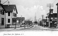 Jones Street (now called Main Street) Port Jefferson