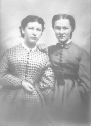 My great grandmothers, Amelia Maria Carter and Mary Eliza Barker.