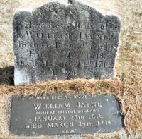 Grave of William Jayne, Setauket Presbyterian Church