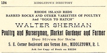 Ad in 1910 Middletown Directory